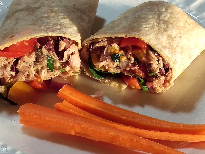 Tuna Guys Healthy Mediterranean Tuna Wrap Recipe